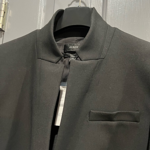 Black J. Crew Regent blazer in four-season stretch sz.22 new with tags - Picture 3 of 6